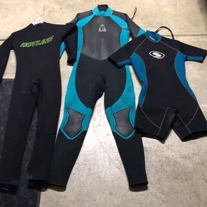 O’Neill, HotlIne, and Sorrento Wetsuits